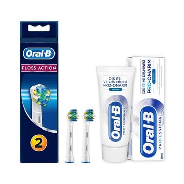 Oral-B Floss Action 2x3 Adet Diş Fırçası Yedek Başlığı