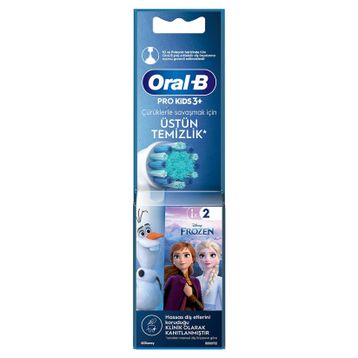 Oral-B Frozen Beyaz 2'li Şarjlı Diş Fırçası Yedek Başlığı