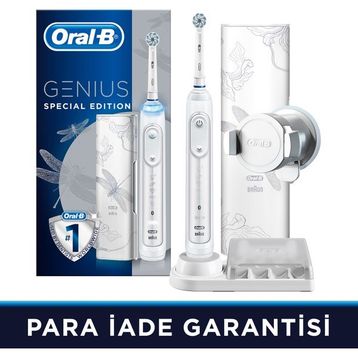 Oral-B Genius Dragonfly 10000 Beyaz Şarj Edilebilir Diş Fırçası