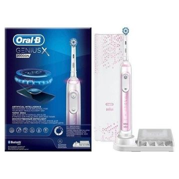 Oral-B Genius X 20000N Blush Pembe Şarjlı Diş Fırçası