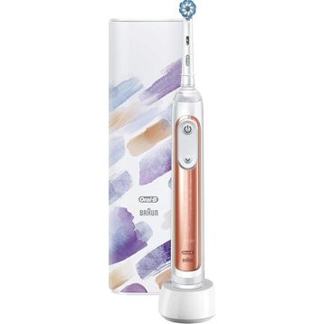 Oral-B Genius X AL Art Of Brushing Rose Gold Şarj Edilebilir Diş Fırçası+Seyahat Kabı
