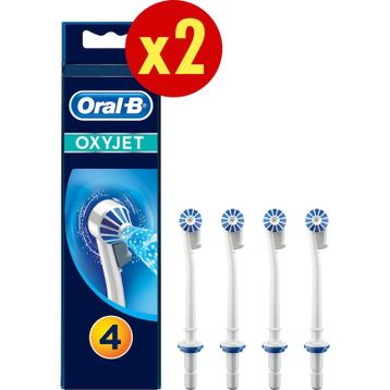 Oral-B Oxyjet 8 Adet Ağız Duşu Yedek Başlığı