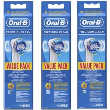 Oral-B Precision Clean 3x4 Adet Diş Fırçası Yedek Başlığı