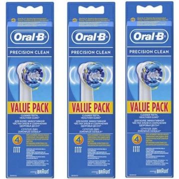 Oral-B Precision Clean 3x4 Adet Diş Fırçası Yedek Başlığı