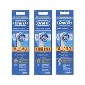 Oral-B Precision Clean 3x4 Adet Diş Fırçası Yedek Başlığı