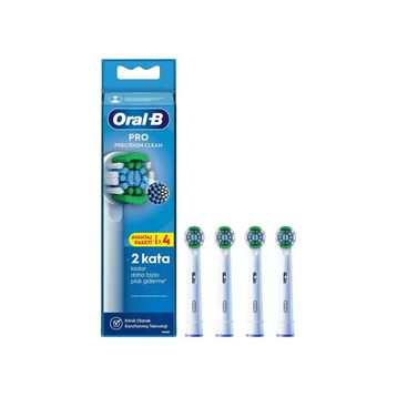 Oral-B Precision X-Filament 4 Adet Şarjlı Diş Fırçası Yedek Başlığı