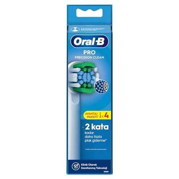 Oral-B Precision X-Filament 4 Adet Şarjlı Diş Fırçası Yedek Başlığı