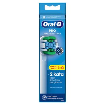 Oral-B Precision X-Filament 4 Adet Şarjlı Diş Fırçası Yedek Başlığı
