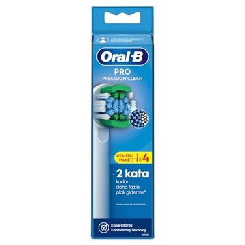 Oral-B Precision X-Filament 4 Adet Şarjlı Diş Fırçası Yedek Başlığı