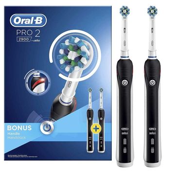 Oral-B Pro 2900 Siyah 2'li Şarjlı Diş Fırçası
