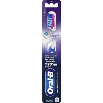 Oral-B Pro-3D White Clinical Orta Beyazlık Diş Fırçası