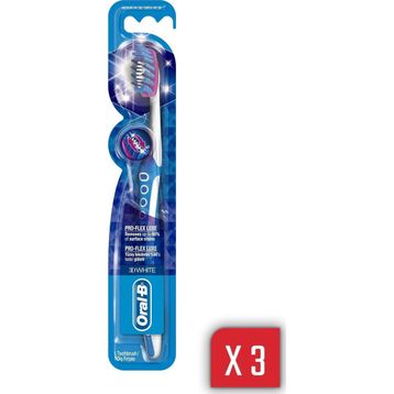 Oral-B Pro-Flex 3D White Luxe Orta 3 Adet Diş Fırçası