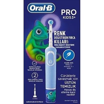 Oral-B Pro Kids D103 Bukelamun Desenli Çocuk Şarjlı Diş Fırçası