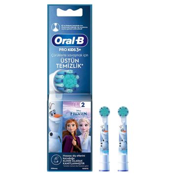 Oral-B Pro Kids Frozen 2 Adet Şarjlı Diş Fırçası Yedek Başlığı
