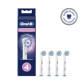 Oral-B Sensitive 4'lü Şarjlı Diş Fırçası Yedeği