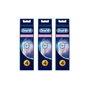 Oral-B Sensitive Ultra Thin 3x4 Adet Yedek Başlığı Diş Fırçası