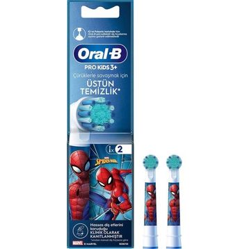 Oral-B Spiderman Beyaz Şarjlı Diş Fırçası 2'li Yedek Başlığı