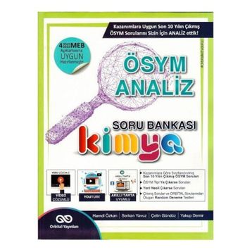 Orbital Yayınları Kimya ÖSYM Analiz Soru Bankası
