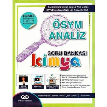 Orbital Yayınları Kimya ÖSYM Analiz Soru Bankası