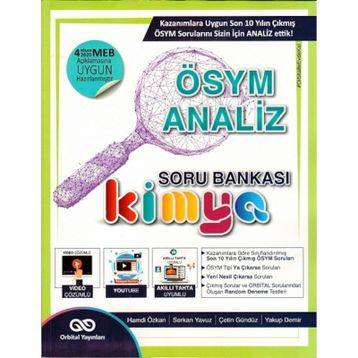 Orbital Yayınları Kimya ÖSYM Analiz Soru Bankası