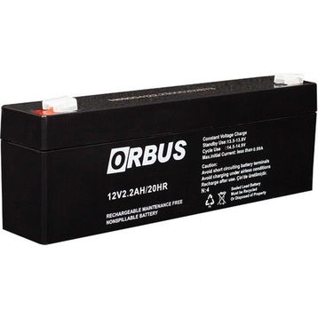 Orbus 12 Volt 2.2 Amper 178x34x60 mm - 907 g Yatay Akü