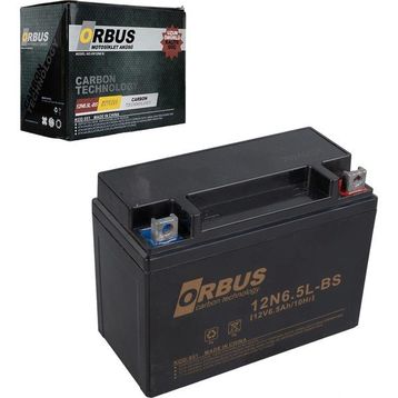 Orbus 12N6.5L-BS 12v 6.5a 139x66x100 mm Motosiklet Aküsü