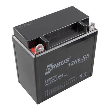 Orbus 12N9-BS 12 V 9 Ah Asit İçinde Karbon Motosiklet Aküsü