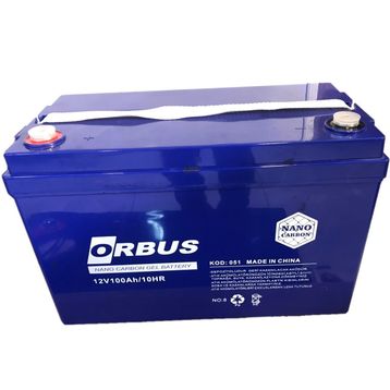 Orbus 12V 100Ah Solar Gel Akü