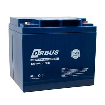 Orbus 12V 40 Ah Jel Solar Akü