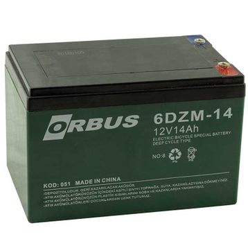 Orbus 150x97x95 mm 12 Volt 14 Amper Elektrikli Bisiklet Aküsü