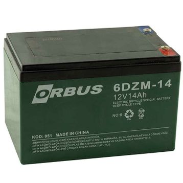 Orbus 150x97x95 mm 12 Volt 14 Amper Elektrikli Bisiklet Aküsü