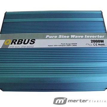 Orbus 2000 W 12V Tam Sinüs Akıllı İnvertör