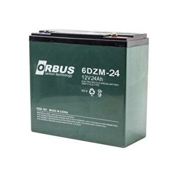 Orbus 6DZM-24 12 V 24 Amper Jel Motosiklet Aküsü