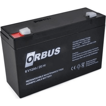 Orbus 6V 12 Ah Kuru Akü