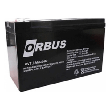 Orbus 6V 7AH Kuru Akü