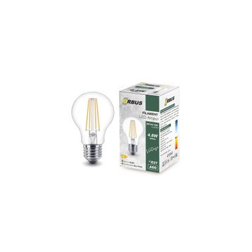 Orbus B60 4.8W Beyaz Işik E27 600lM Clear Ampul