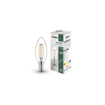 Orbus BCB3 E14 400lM 4W Clear Beyaz Işık Ampul