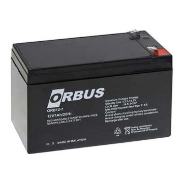 Orbus ORB 12-7 12V 7AH Kuru Tip Akü