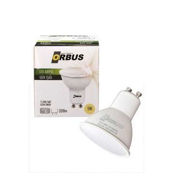 Orbus ORB-5W GU10 300LM 15.000 Saat Led Sarı Işık Ampul