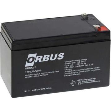 Orbus ORB12-7 12 V 7 Amper 150x65x90 mm Kuru Tip Akü