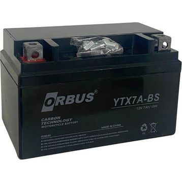 Orbus YTX7A-BS 12 V 7 AH 150X87X93 MM Motosiklet Aküsü