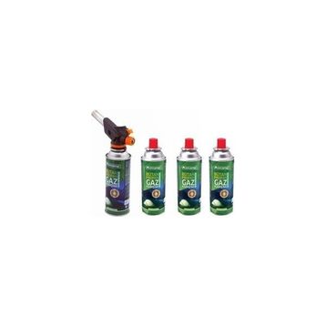 Orcamp CX-500-227 Kamp Kartuş Tüp 227 gr 4'lü Çakmaklı Pürmüz Set