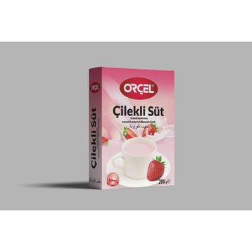 Orçel 200 gr Çilekli Süt Aromalı İçecek Tozu Oralet