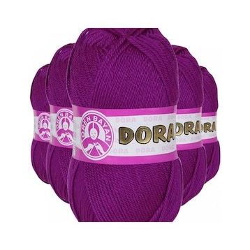Ören Bayan 047 Mor 5 Adet 100 gr Dora El Örgü İpi Yünü