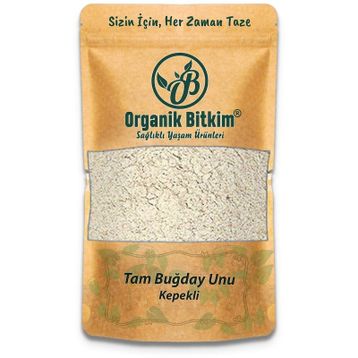 Organik Bitkim 1.4 kg Kepekli Tam Buğday Unu