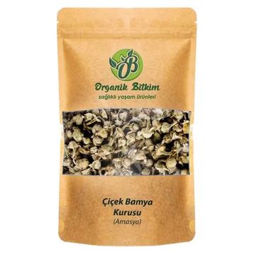 Organik Bitkim 1 kg Çiçek Bamya Kurusu