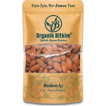 Organik Bitkim 1 kg Çiğ Badem İçi