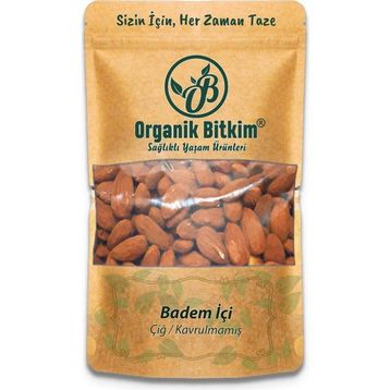Organik Bitkim 1 kg Çiğ Badem İçi