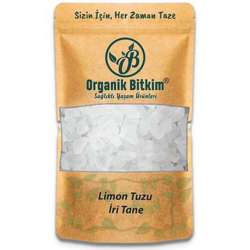Organik Bitkim 1 kg Tane İri Limon Tuzu