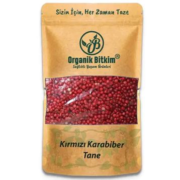 Organik Bitkim 1 kg Tane Kırmızı Karabiber